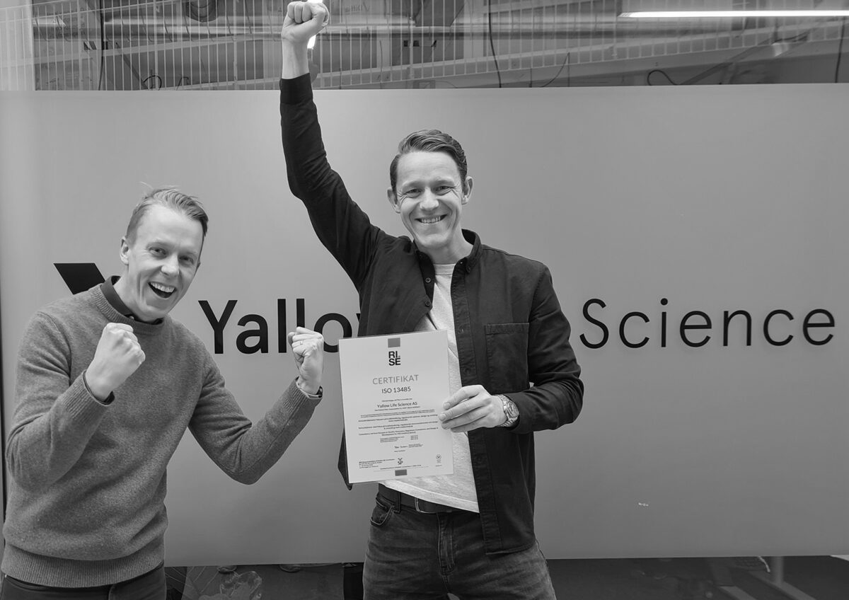 Yallow Life Science receives ISO 13485 certification